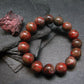 Cinnabar Genuine Bracelet ~ 7 Inches ~ 13mm Round Beads