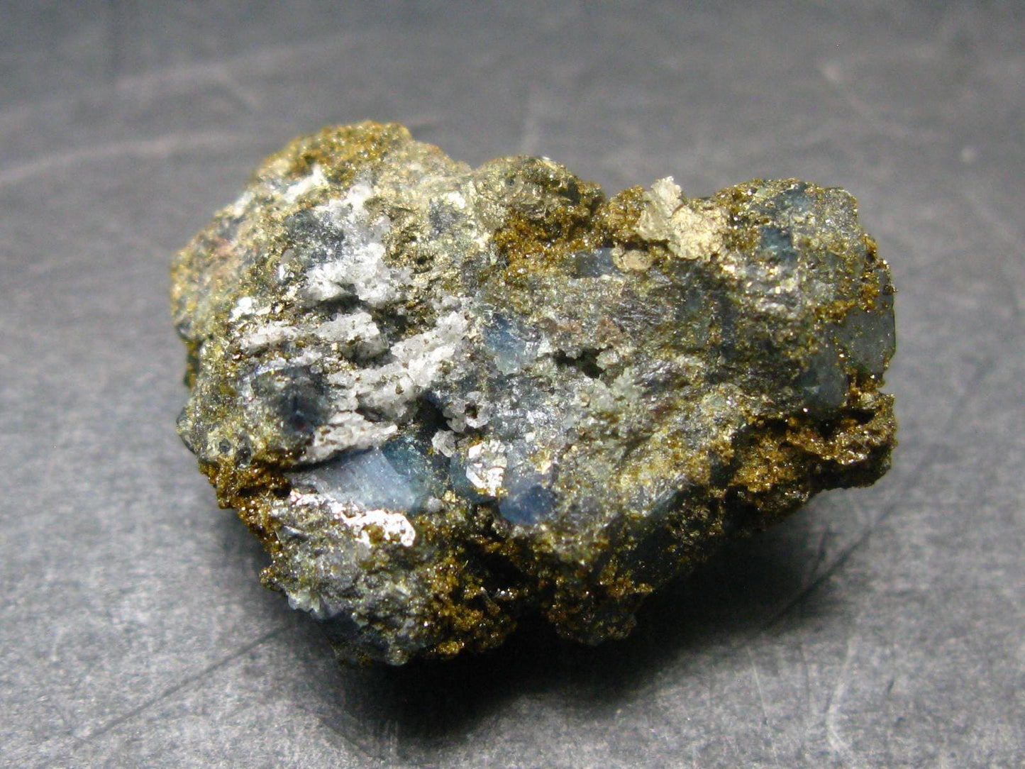 Scorodite & Pyrite Cluster From Mexico - 1.1" - 5.74 Grams