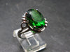 Helenite Gaia Stone Gem Sterling Silver Ring From Washington - Size 7 - 4.5 Carats