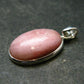 Pink Petalite Silver Pendant from Canada - 1.1" - 3.19 Grams