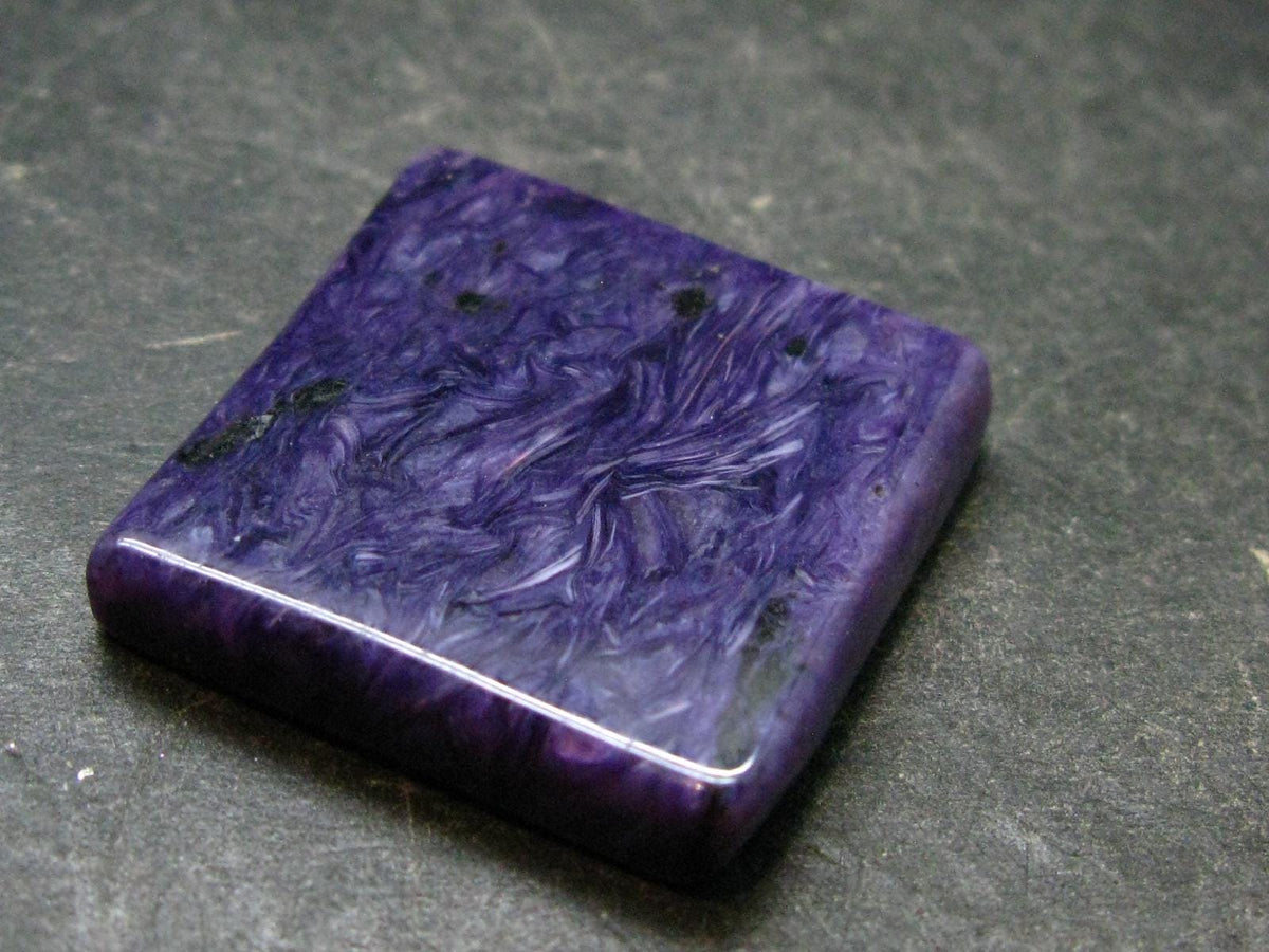 Large Nice Charoite Tumbled Stone from Russia - 10.12 Grams - 1.1"