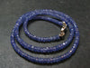 Gem Tanzanite Zoisite Necklace Beads From Tanzania - 17" - 12.12 Grams