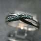 Genuine Alexandrite Gem Silver Ring From Russia - Size 7.25 - 1.26 Grams