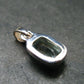 Stunning Genuine Faceted Aquamarine Gem Sterling Silver Pendant From Brazil - 0.7"