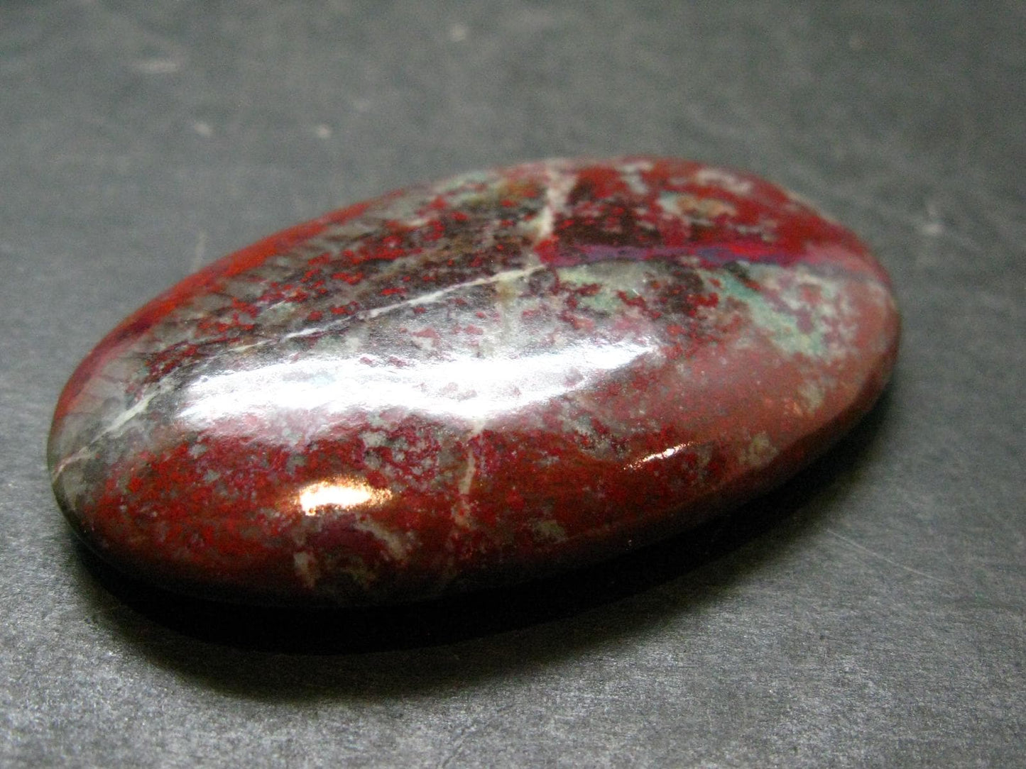 Crimson Cuprite Polished Stone from Mexico - 2.2" - 39.62 Grams