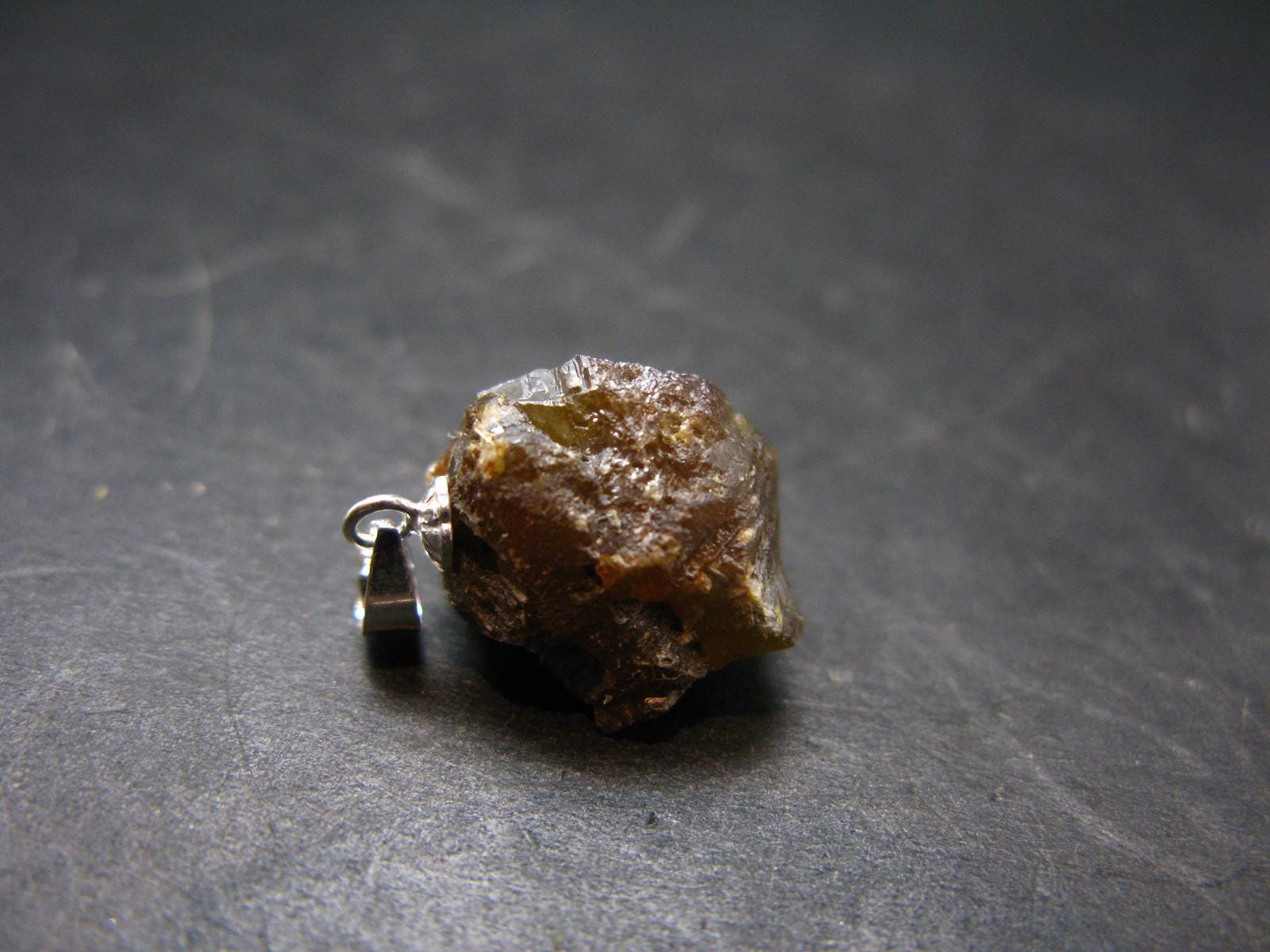 Sphalerite 925 Silver Pendant from Spain - 0.8" - 4.25 Grams