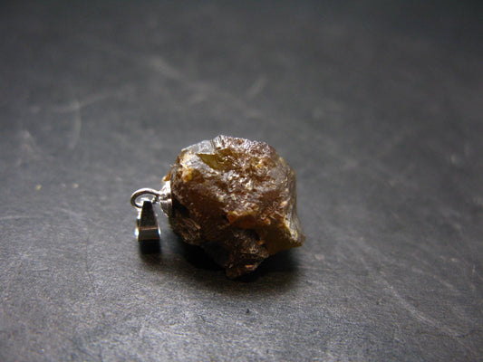 Sphalerite 925 Silver Pendant from Spain - 0.8" - 4.25 Grams