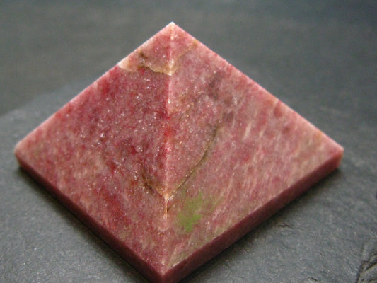 Rare Red Thulite Pyramid From Norway - 1.9" - 92.75 Grams