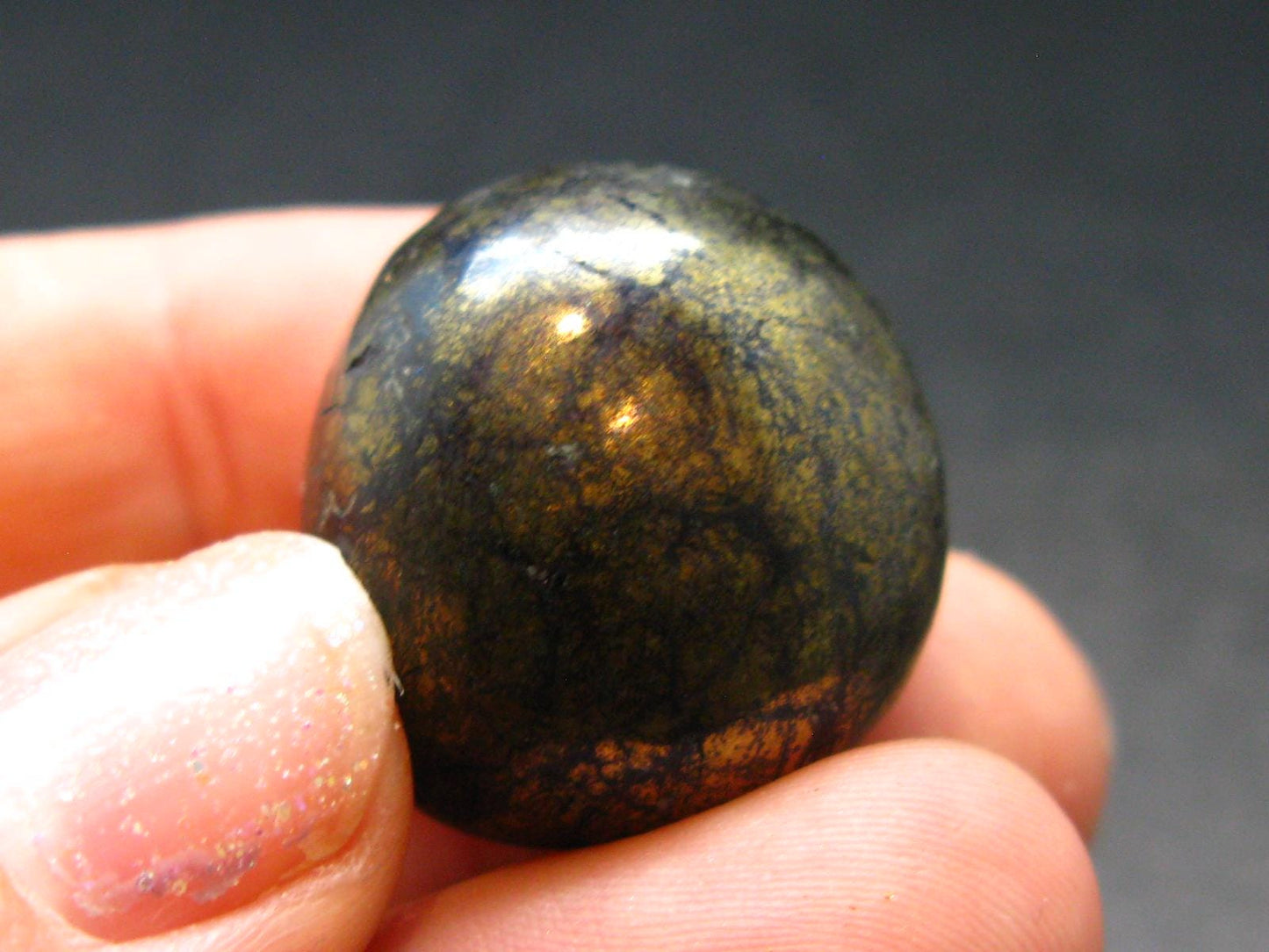 Covelite Covellite Tumbled Stone From Peru - 0.9" - 20.90 Grams