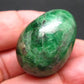Gem Tsavorite Garnet Egg From Tanzania - 32.05 Grams - 1.3"