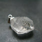 Fine Natural Herkimer Diamond Silver Pendant From New York - 0.9" - 2.86 Grams