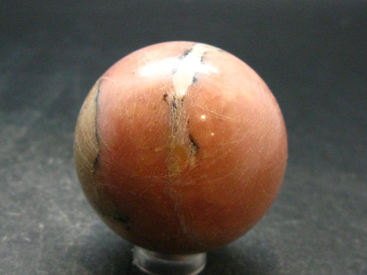 Rare Pink Opal Ball Sphere from Peru - 92.23 Grams - 1.7"