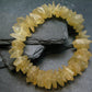Libyan Tektite Glass Genuine Bracelet ~ 7 Inches ~ 15mm Raw Beads
