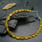 Yellow Sapphire Genuine Bracelet ~ 7 Inches ~ 6mm Oval Beads