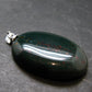 Bloodstone Silver Pendant From India - 1.4" - 7.38 Grams