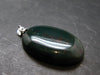Bloodstone Silver Pendant From India - 1.4" - 7.38 Grams