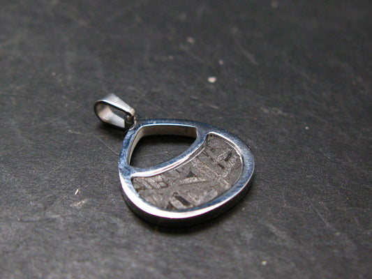 Muonionalusta Meteorite Pendant from Sweden - 0.8" - 1.78 Grams