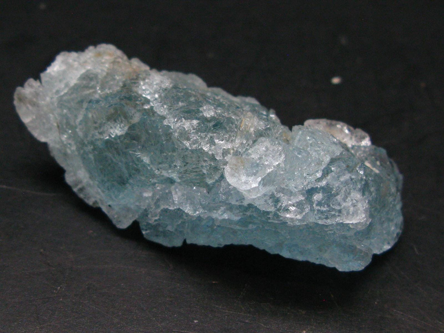 Gem Aquamarine Etched Crystal Blue Beryl From Brazil - 44.91 Grams - 2.5"
