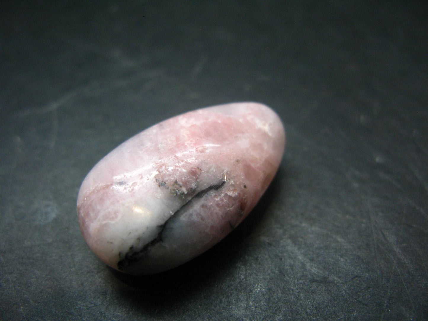 Rare Pink Petalite Metal Free Pendant From Canada - 1.2" - 11.47 Grams