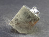 Perfect Pyrite Silver Pendant from Spain - 0.9" - 13.1 Grams