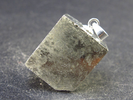 Perfect Pyrite Silver Pendant from Spain - 0.9" - 13.1 Grams