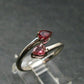 Pink Tourmaline Silver Ring From Brazil - 2.08 Grams - Size 7