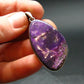 Sugilite Silver Pendant From South Africa - 1.9"