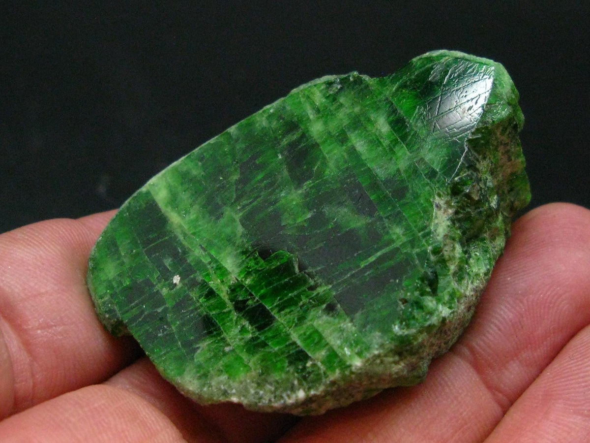 Chrome Diopside Polished Crystal From Russia - 2.0" - 49.80 Grams