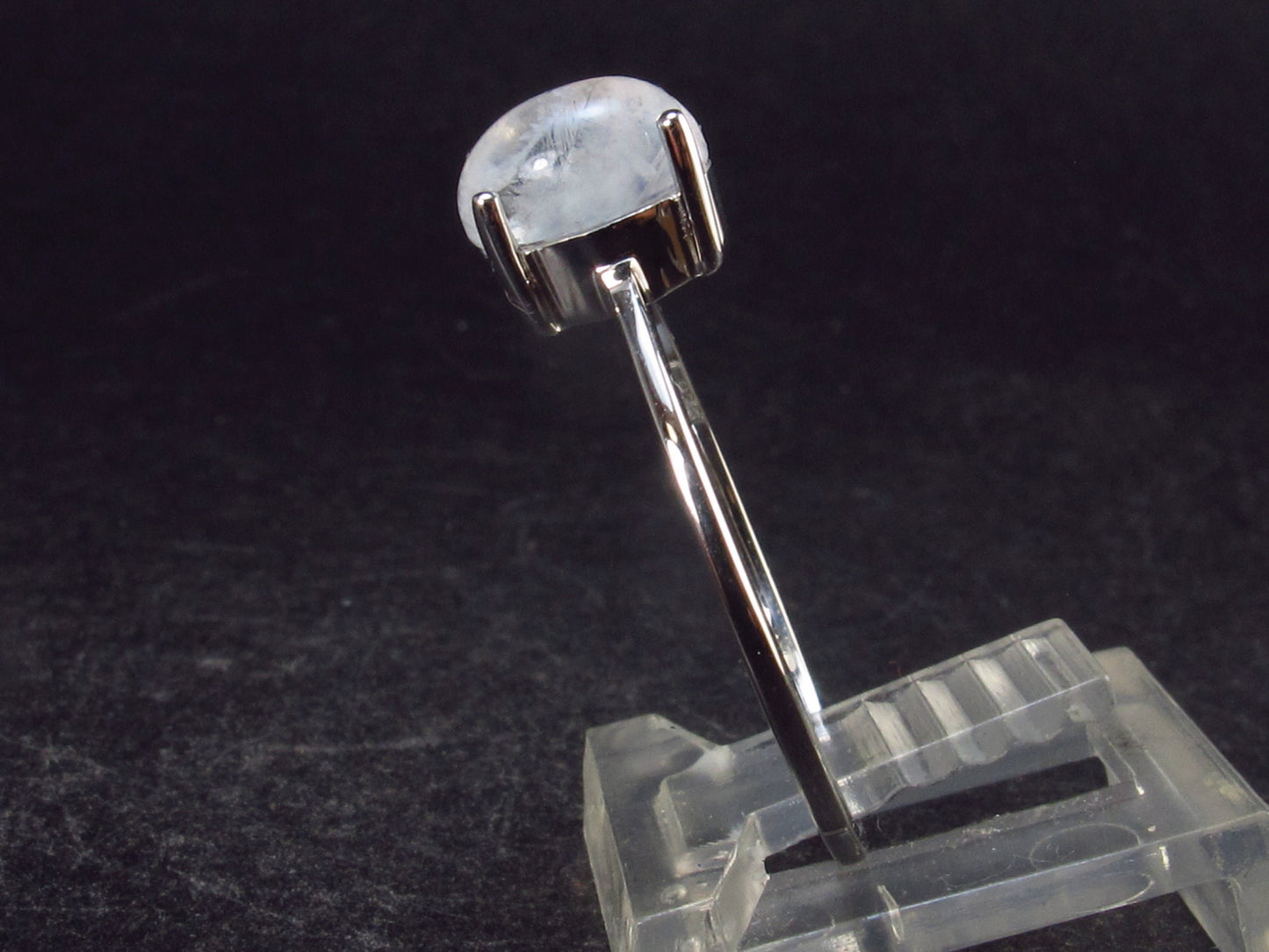 Natural Glow From Inside Moonstone 925 Silver Ring - 1.6 - Size 10.25