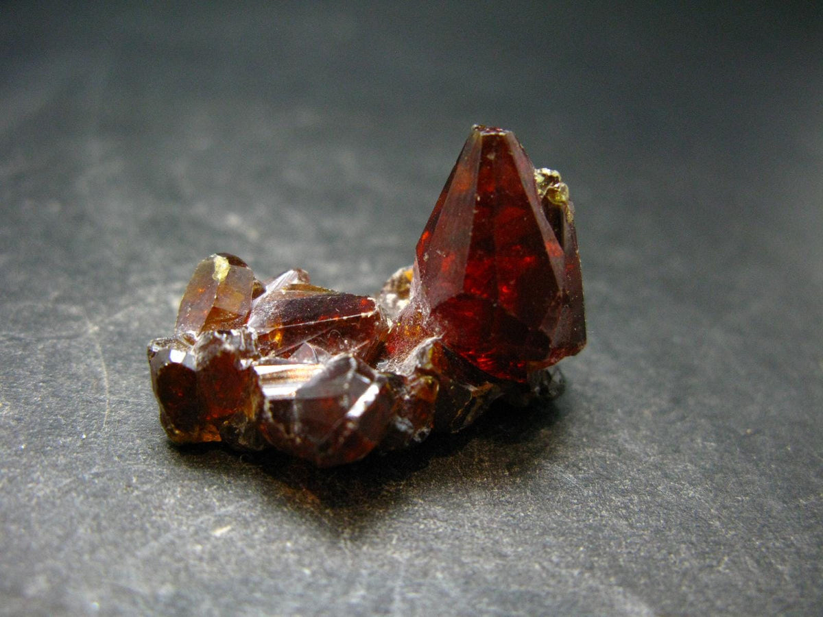 Stunning Fire Red Zincite Zinkite Cluster From Poland - 1.1" - 12.85 Grams