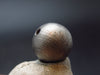 Muonionalusta Meteorite 10mm Round Bead from Sweden