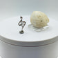 Rare Phenakite (Phenacite) Pendant, Artistic Sterling Silver Design - 1.05 Grams