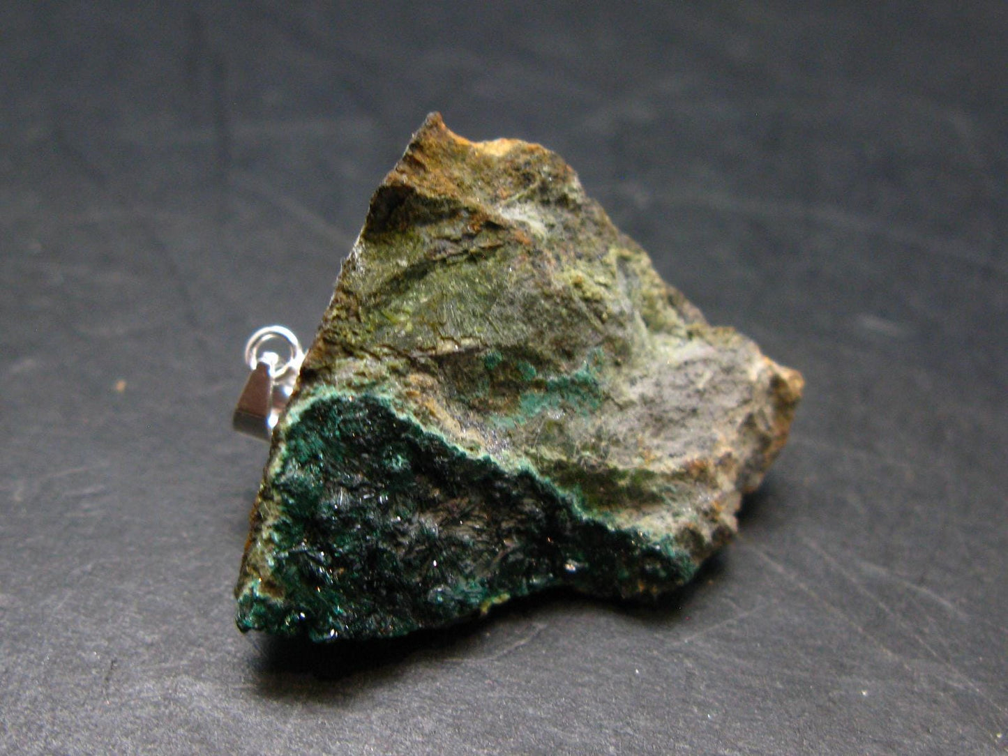 Nice Atacamite Pendant from Chile - 1.2" - 9.48 Grams
