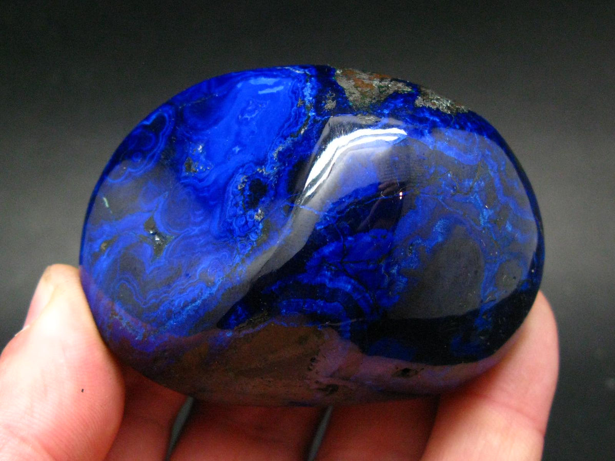 Azurite Crystal Polished Stone From Russia - 2.8" - 211.20 Grams