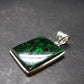 Extremely Rare Natural Maw Sit Sit Crystal Silver Pendant from Myanmar - 1.3" - 5.57 Grams