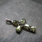 Moldavite Tektite Silver Pendant from Czech Republic - 1.3" - 2.40 Grams