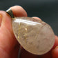 Rutilated Quartz Silver Pendant From Brazil - 1.4"