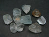 Lot of 10 Natural Large Blue Topaz Crystals From Brazil - 40 Grams - 200 Carats