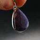 Rare High-Quality Charoite Silver Plated Pendant From Russia - 1.5" - 8.02 Grams