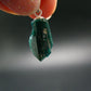 Dioptase Crystal Silver Pendant from Congo - 1.39 Grams - 0.9"