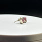 Pezzottaite Sterling Silver Stud Earrings – Natural Rare Pink Gemstone