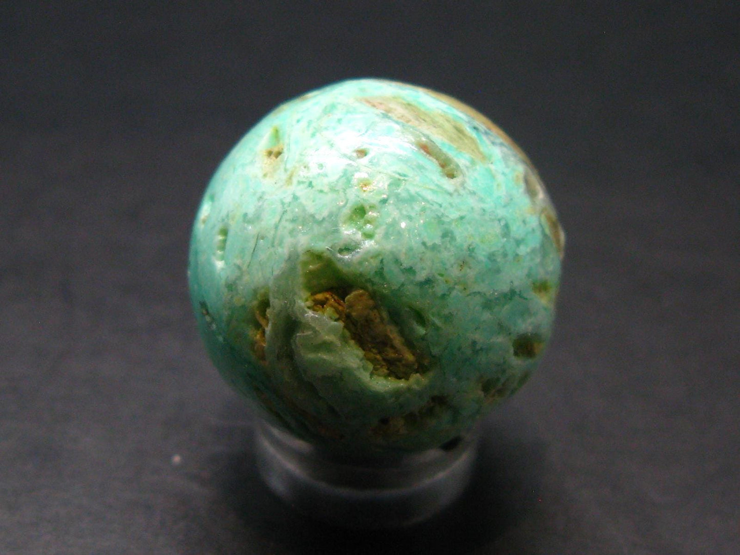 Rare Green Smithsonite Sphere Ball from Namibia - 0.9" - 15.67 Grams
