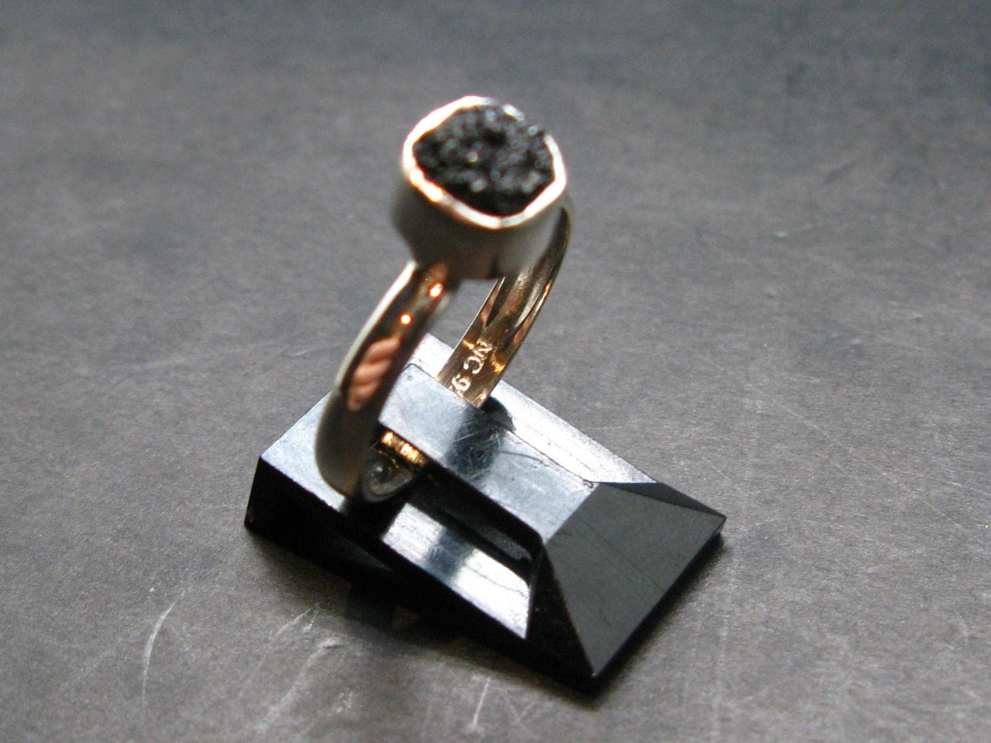 Terminated Brookite Crystal Silver Ring From Arkansas - Size 7 - 2.12 Grams