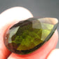 Moldavite Tektite Gem Cut Facetted Stone from Czech Republic - 20.50 Carats - 26x17mm