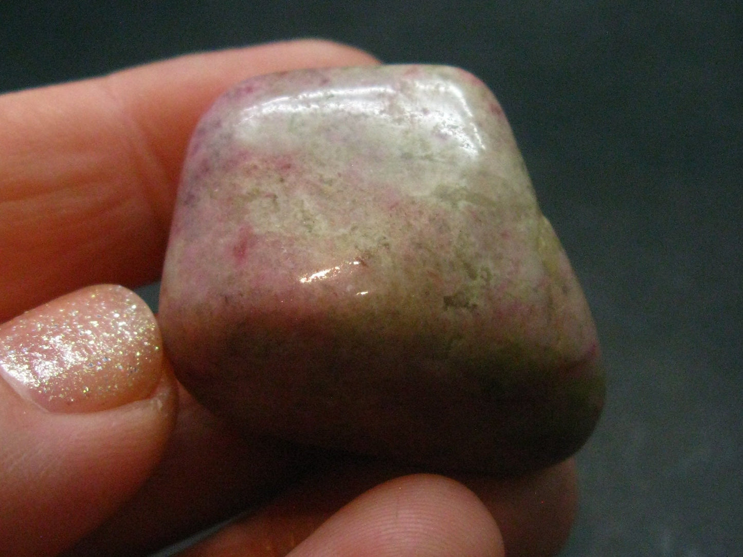 Rare Red Thulite Piece From Norway - 1.1" - 22.68 Grams