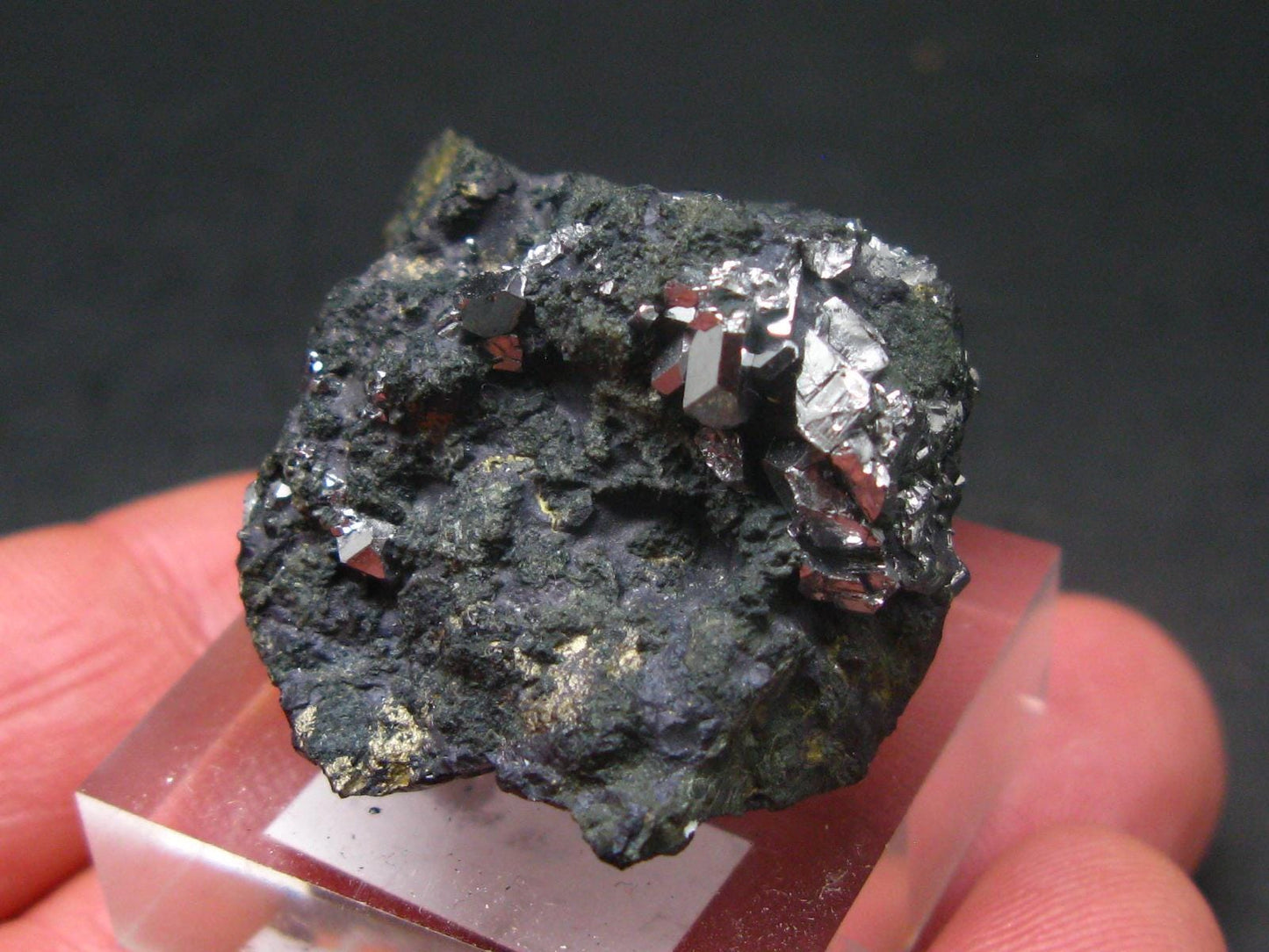 Sperrylite Crystals On Matrix From Norilsk Russia - 1.5" - 10+ Crystals