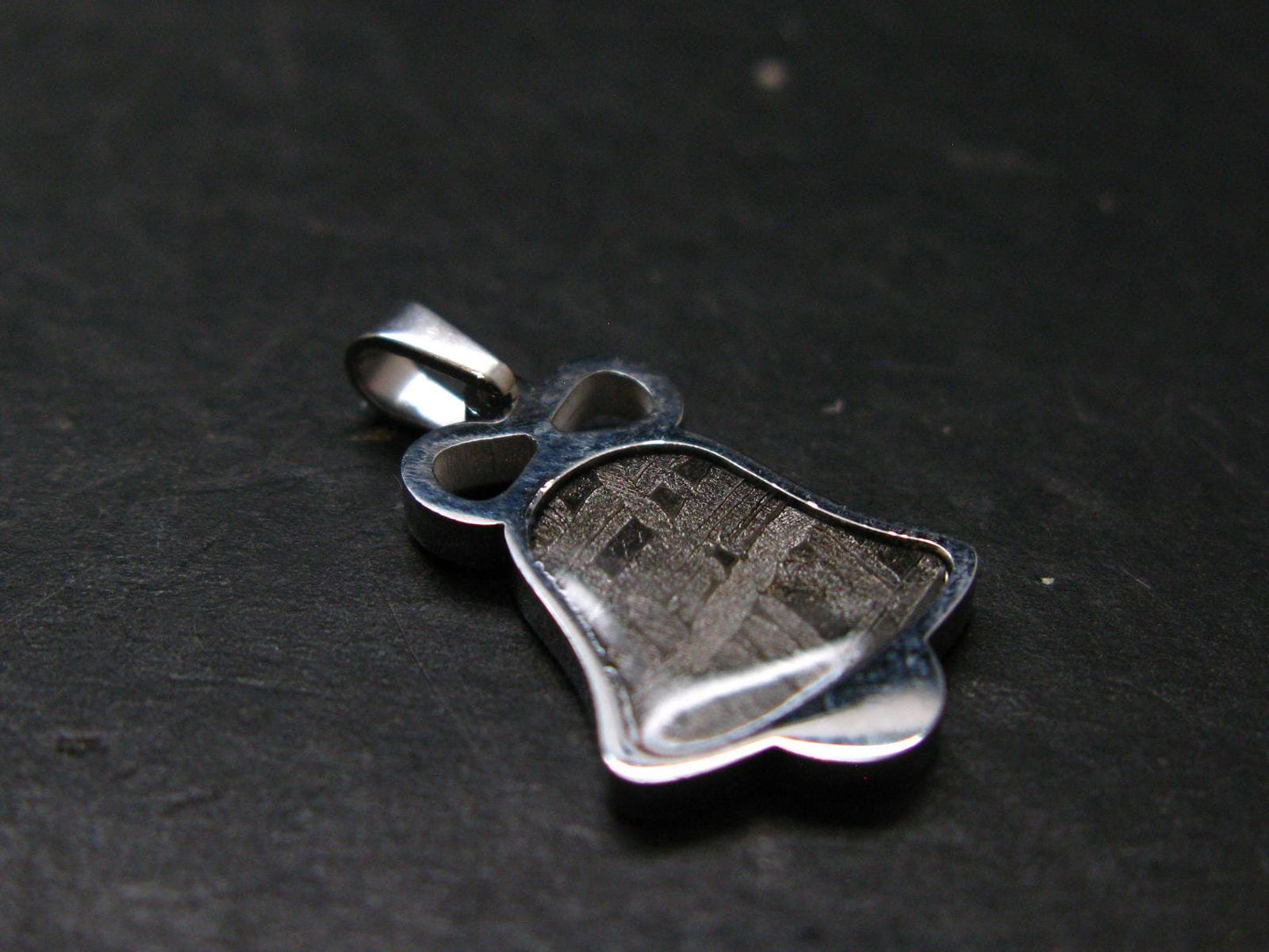 Muonionalusta Meteorite Pendant from Sweden - 0.9" - 1.81 Grams