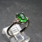 Helenite Gaia Stone Gem Sterling Silver Ring From Washington - Size 8 - 1.69 Carats