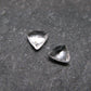 Pair of Gem Phenacite Phenakite Facetted Cut Stones From Russia - 0.35 Carats