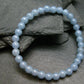 Angelite Anhydrite Genuine Bracelet ~ 7 Inches ~ 6mm Round Beads
